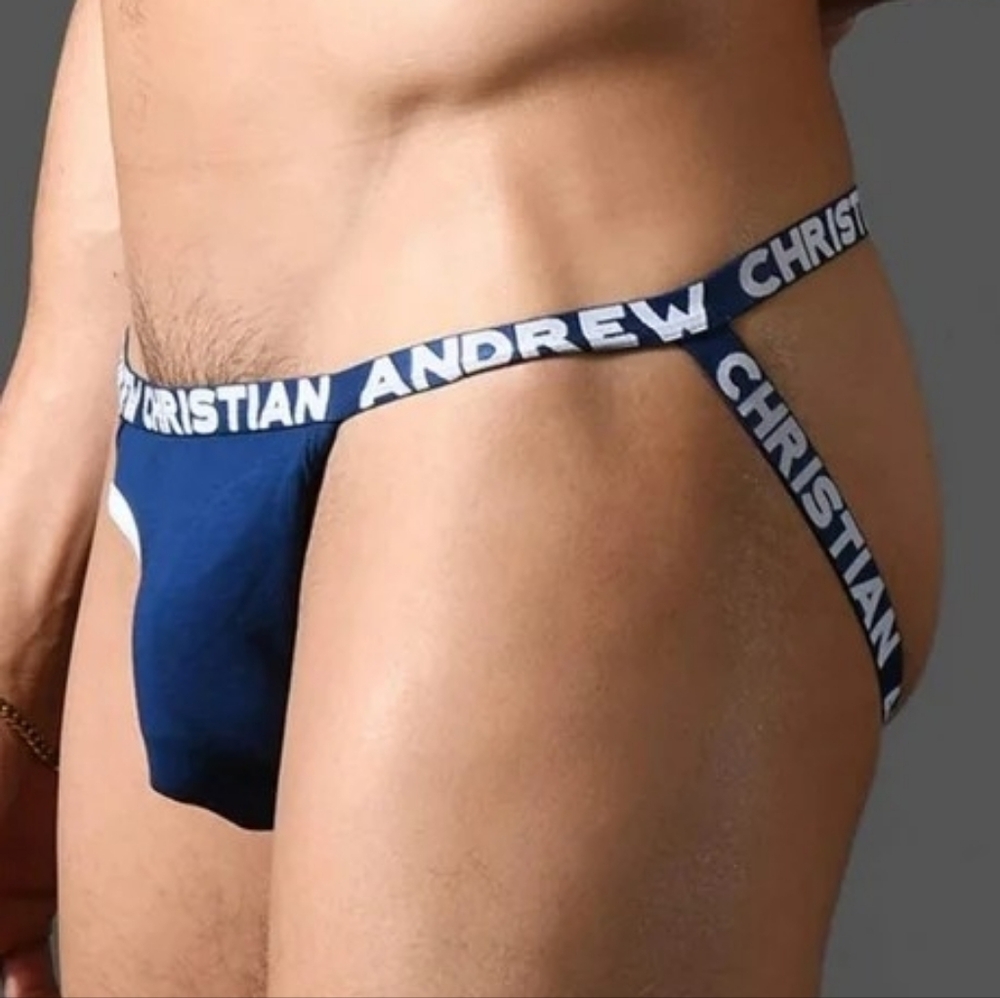 Andrew Christian Men's FLY Jockstrap Underwear NEW Size Medium